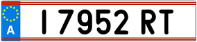 Truck License Plate